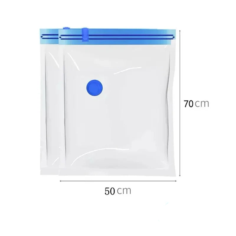 Sacs de Rangement sous Vide pour Vêtements et Couettes - Compression Anti-Poussière