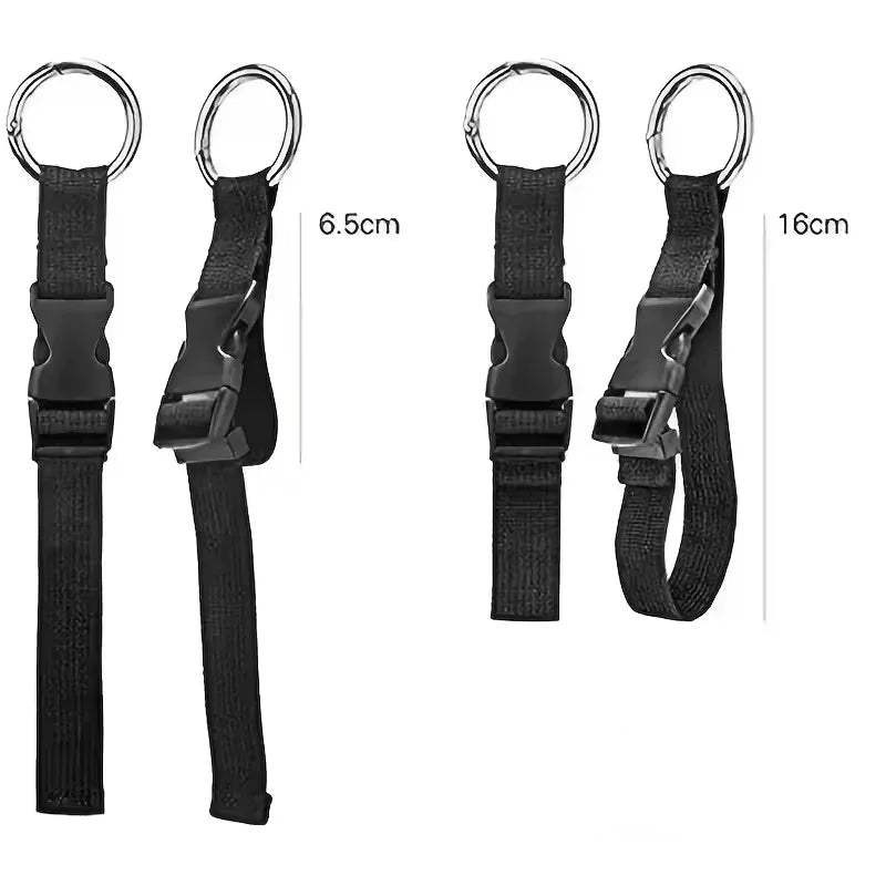 Comparatif des dimensions de la sangle crochet porte-vêtement pour valise